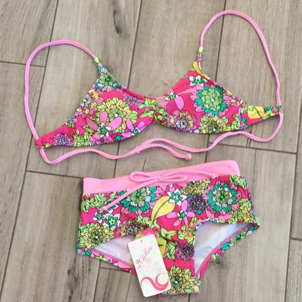 Kids 2chillies Floral Bikini Set